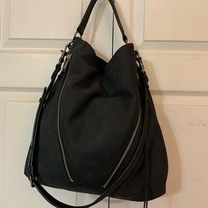 Rebecca Minkoff Moto Boho Bag Black Leather